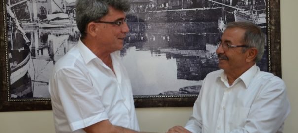 LİMAN YENİ BAŞKANI YILMAZ’DAN BAŞKANIMIZ ÖZACAR’A ZİYARET